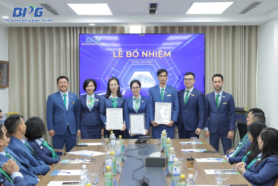 Bổ nhiệm nhân sự cấp cao Nhựa Bình Thuận
