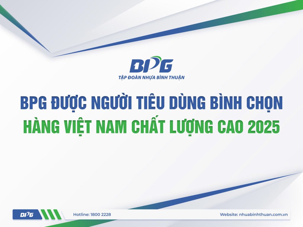 BPG được người tiêu dùng bình chọn Hàng Việt Nam chất lượng cao 2025