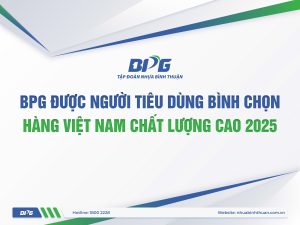 BPG được người tiêu dùng bình chọn Hàng Việt Nam chất lượng cao 2025
