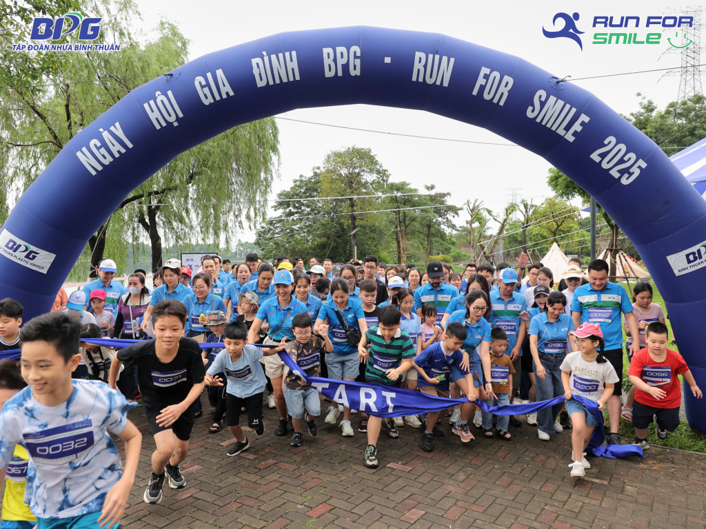 Tập đoàn nhựa Bình Thuận (BPG) tổ chức thành công sự kiện "Run For Smile 2025"